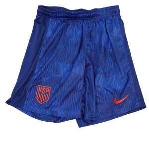 United States Soccer Shorts Mens Large Nike Dri-Fit USA‎ Crest USMNT Football